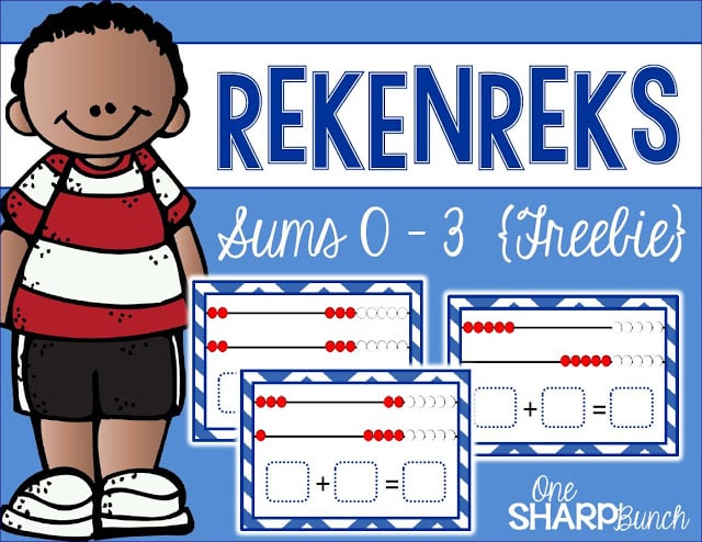 Rekenreks are one our favorite math manipulatives to help build number sense in Kindergarten! Come check out how we made over 200 DIY dry erase rekenreks in only one day! Don’t forget to grab our rekenreks FREEBIE, which is the perfect complement to any of your rekenrek activities!