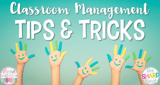 This post is loaded with 30 classroom management ideas for the Kindergarten, primary and elementary classroom! Classroom management tips and tricks for whole brain teaching, alternative seating, bucket fillers, and so much MORE, including a behavior bingo FREEBIE!