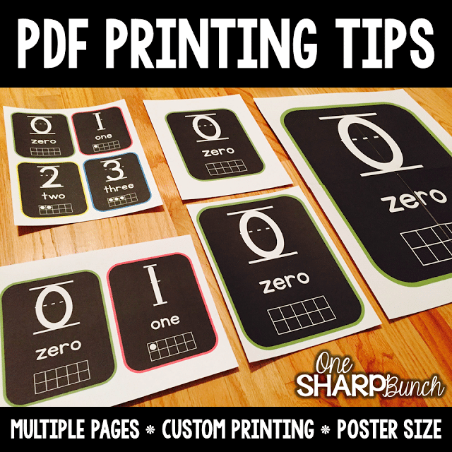 Great classroom hack for printing PDF files! You'll love these PDF printing tips that are sure to make printing in your Kindergarten classroom a little bit easier!