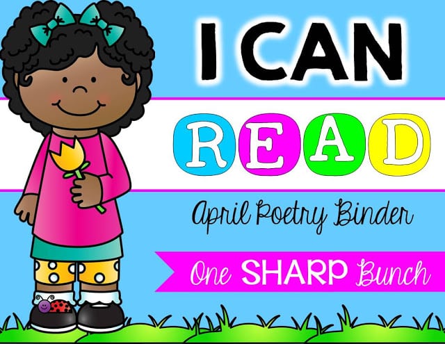 These spring poems are the perfect way to incorporate poetry activities into your daily lessons! Your students can use a poetry binder or poetry notebook to practice these weekly poems. By using a poem of the week, you help build reading fluency, phonics and phonemic awareness skills, comprehension, concepts of print and more!