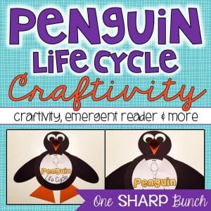 This Penguin Life Cycle craftivity is the perfect addition to your penguin activities!