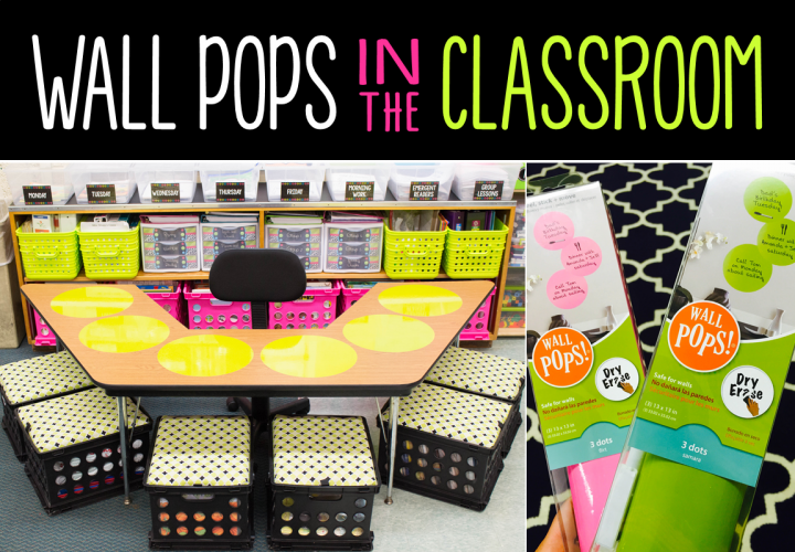 Guided reading organization and dry erase Wall Pops help make guided reading and guided math time simple!  So many ways to use these Wall Pops in the classroom!