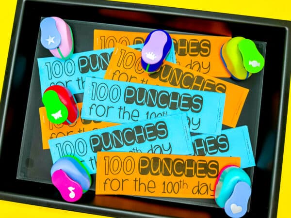 Fine Motor Activities for the 100th Day of School - One Sharp Bunch