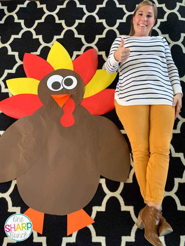 Learn all about turkeys with these 35 thematic turkey activities for all subjects! These easy prep Thanksgiving activities are perfect for preschool, kindergarten and first grade. Includes fall turkey crafts, turkey math activities, turkey reading activities, turkey writing activities, turkey science activities, turkey social studies activities and turkey games! #turkeycrafts #turkeyactivities #turkeymath #turkeyreading #turkeyscience #thanksgivingactivities #thanksgivingcrafts #turkeygames #thanksgivinggames #fallactivities #fallgames #fallcrafts