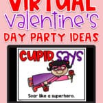 With a mix of remote learning, in-person instruction and hybrid learning, teachers are searching for creative Valentine’s Day ideas. Finding virtual Valentine’s Day games and virtual Valentine’s Day activities that are the perfect balance of educational and fun can be a challenge. Even though our students may be learning from a distance, we can still create a memorable and engaging virtual Valentine's Day party! #kindergarten #preschool #firstgrade #valentinesday #valentineideas #valentineparty