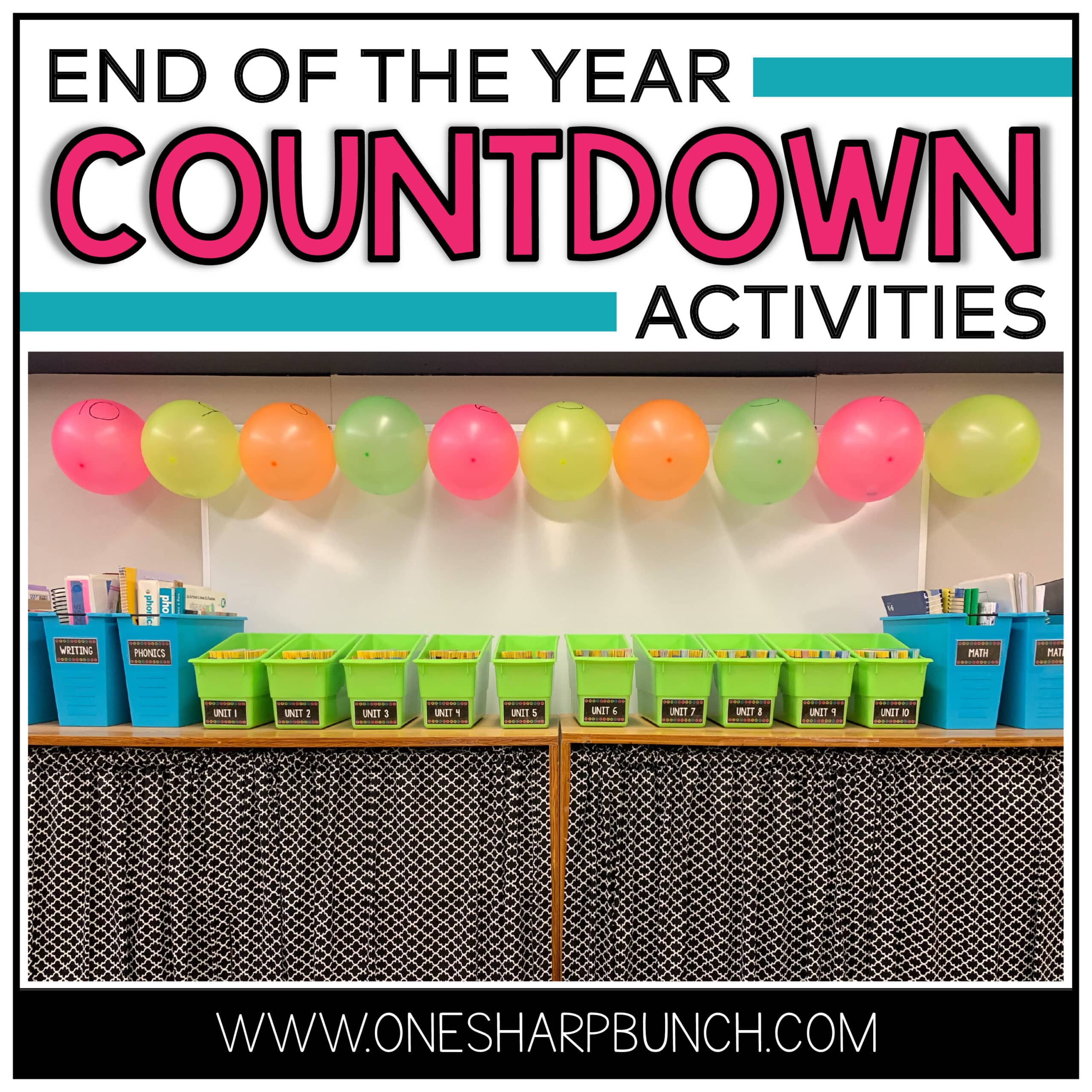 Engaging End of the Year Countdown Activities to Celebrate the School Year
