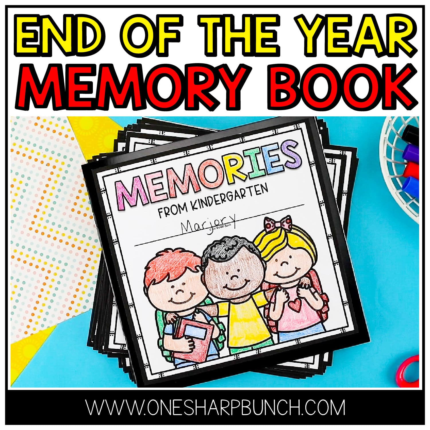 End of the Year Memory Book Activities for Preschool - 6th Grade