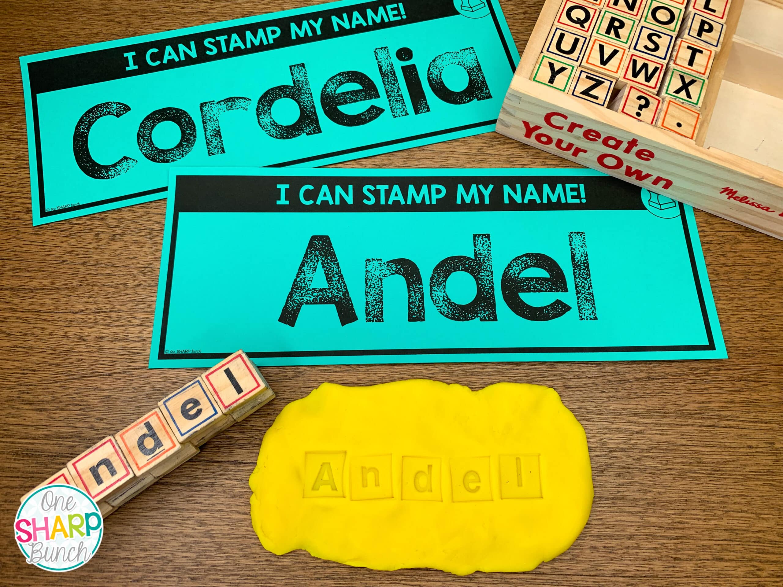 Looking for some fun name activities for your preschool or kindergarten classroom? These fine motor name activities are perfect for word work, fine motor tubs, literacy centers, early finishers or morning work. You can use these back to school activities with your favorite name books for kids. Download the editable name mats for name spelling practice. Students get to build letter recognition and sound recognition, as well as fine motor skills, with these fun name activities for kids!