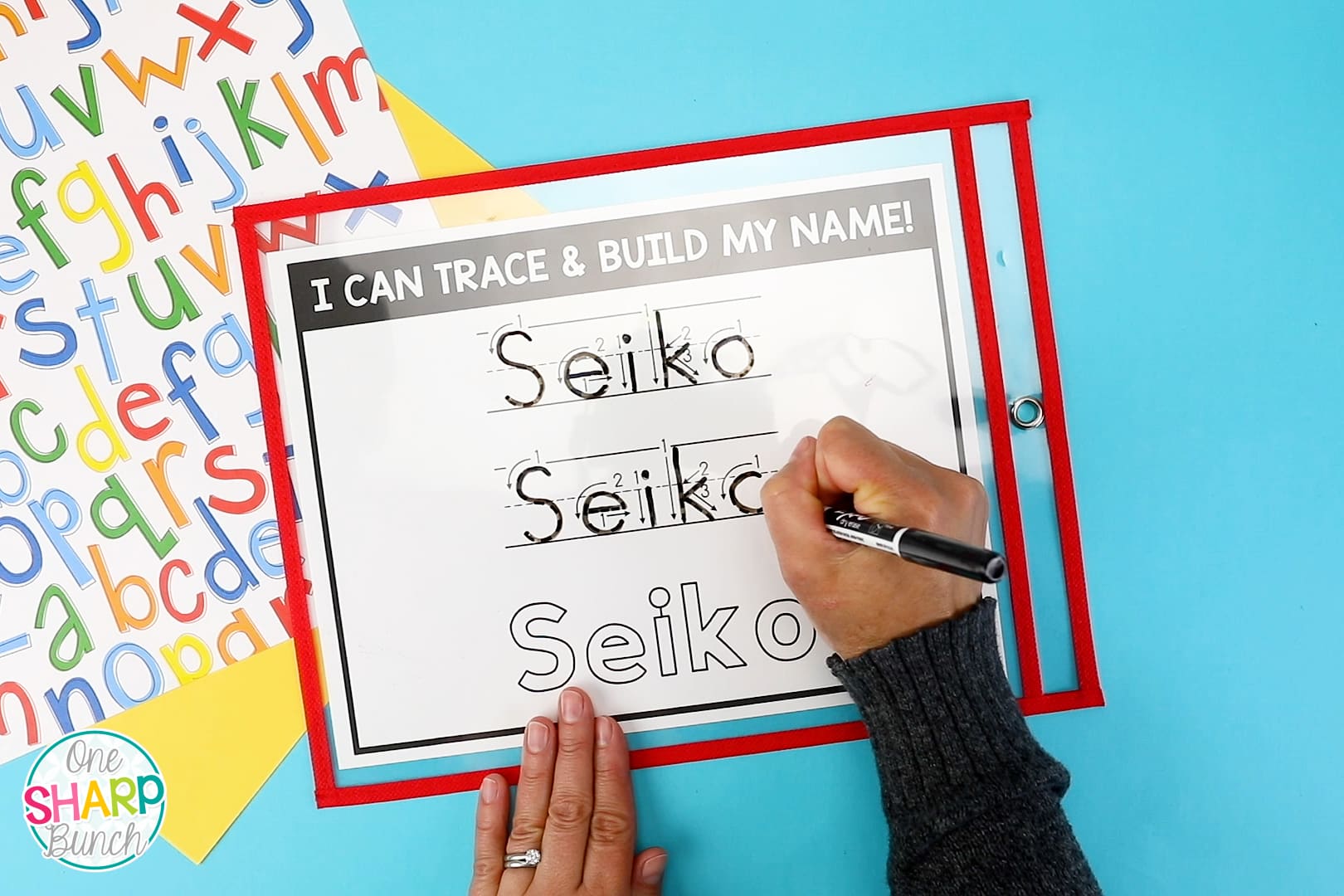 Looking for some fun and engaging name writing activities for preschool and kindergarten? These back to school name writing practice mats and name building activities are perfect for helping students learn how to write their name. Early elementary students get to practice tracing their name and building their name with magnetic letters. These editable name mats work well for centers, morning work or early finisher activities. Use these name practice mats with your favorite name books for kids!