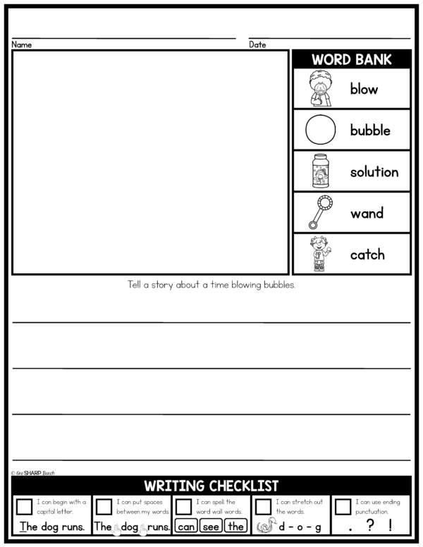 Digital & Printable Personal Narrative Writing Prompts Writing Center