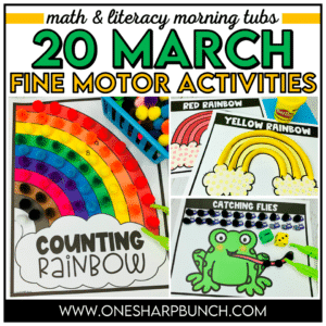 Fine Motor Activities for March Morning Work