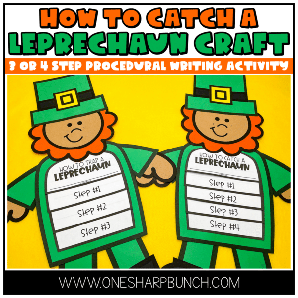 How to Catch a Leprechaun Craft and Writing for St. Patrick's Day