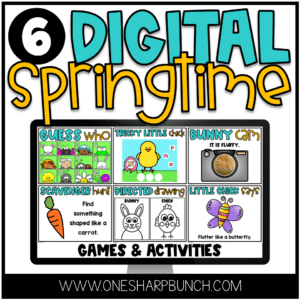 Digital Easter Games and Digital Spring Activities for Google Slides
