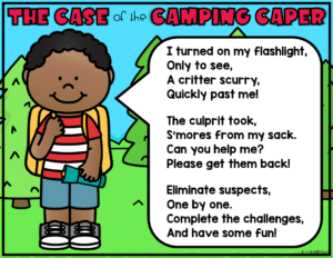 Digital Camping Day Activities for the End of the Year