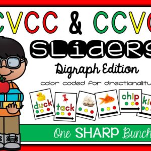 CVCC and CCVC Sliders - Phoneme Segmentation