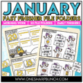 Engage your fast finishers with these 20 early finishers activities for January! This set includes 20 file folder games including 10 literacy and 10 math early finisher activities! These file folder games will provide meaningful practice and enrichment of a variety of skills!