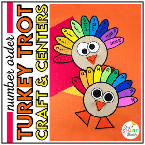 Number Order Turkey Craft | Thanksgiving Craft & Activities