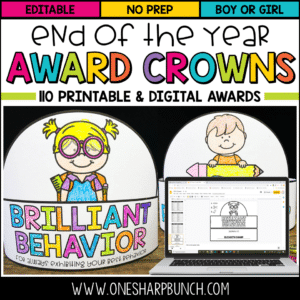 End of the Year Student Awards - Printable & Digital End of the Year Awards