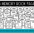 End of the Year Memory Book Backpack Craft and Writing Activities