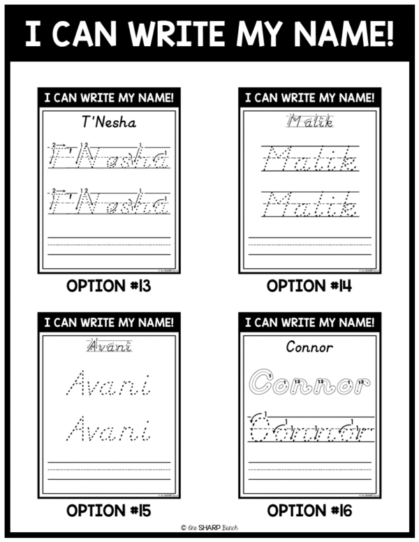 Name Tracing Editable Name Practice Mats | Name Activities & Name Writing