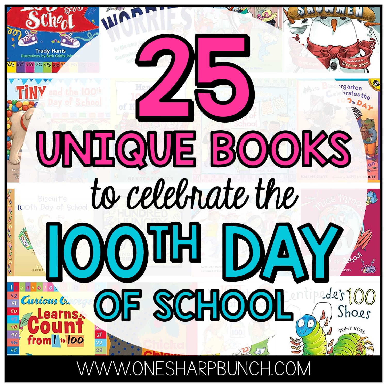 Celebrate the 100th Day of School with these 25 math, literacy, science and social studies 100th Day books! These picture books for the 100th Day of School pair well with your favorite 100th Day of School activities, 100th Day crafts, 100th Day of School necklaces and 100th Day collections in preschool, kindergarten or first grade!