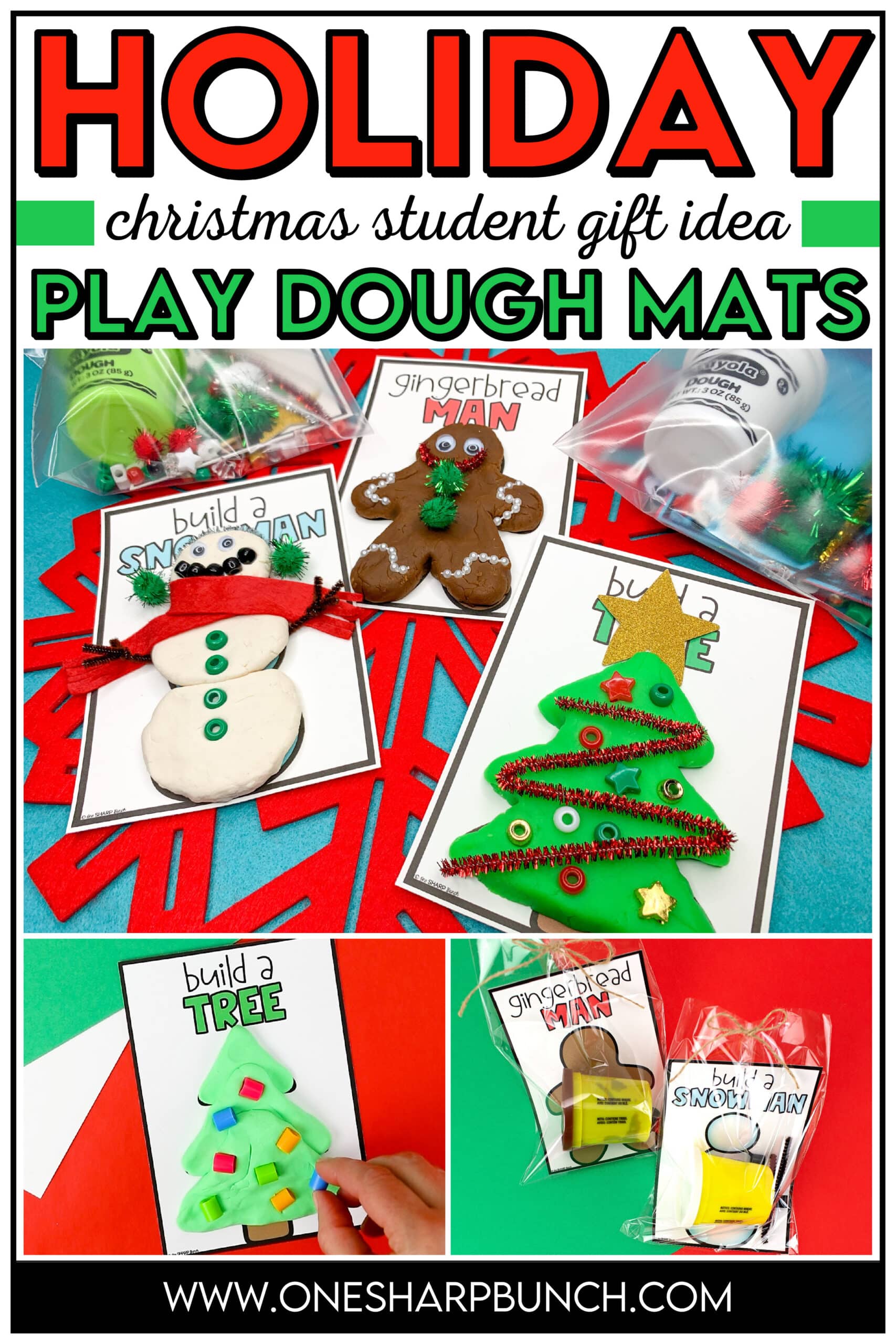 Gingerbread Man Playdoh Mat - YES! we made this