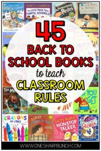 Teaching students about classroom rules & classroom routines and procedures just got a whole lot easier with this ultimate list of back to school books about rules! These read alouds will help with classroom management as you review classroom procedures with your elementary students. You can pair these back to school books for kids with your favorite back to school activities. Students learn how to take care of classroom supplies, kindness, and all about following directions and listening.