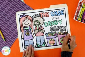 Celebrate Halloween, as you review math and literacy skills, with these highly engaging Halloween centers for kindergarten and first grade. These Halloween Escape Room activities can be used for a classroom Halloween Party or Halloween math and literacy centers. Students will practice CVC words, syllables and rhyming words. They will also practice decomposing five, patterns and building number sense with subitizing. Students will love these Halloween math centers and Halloween literacy centers!