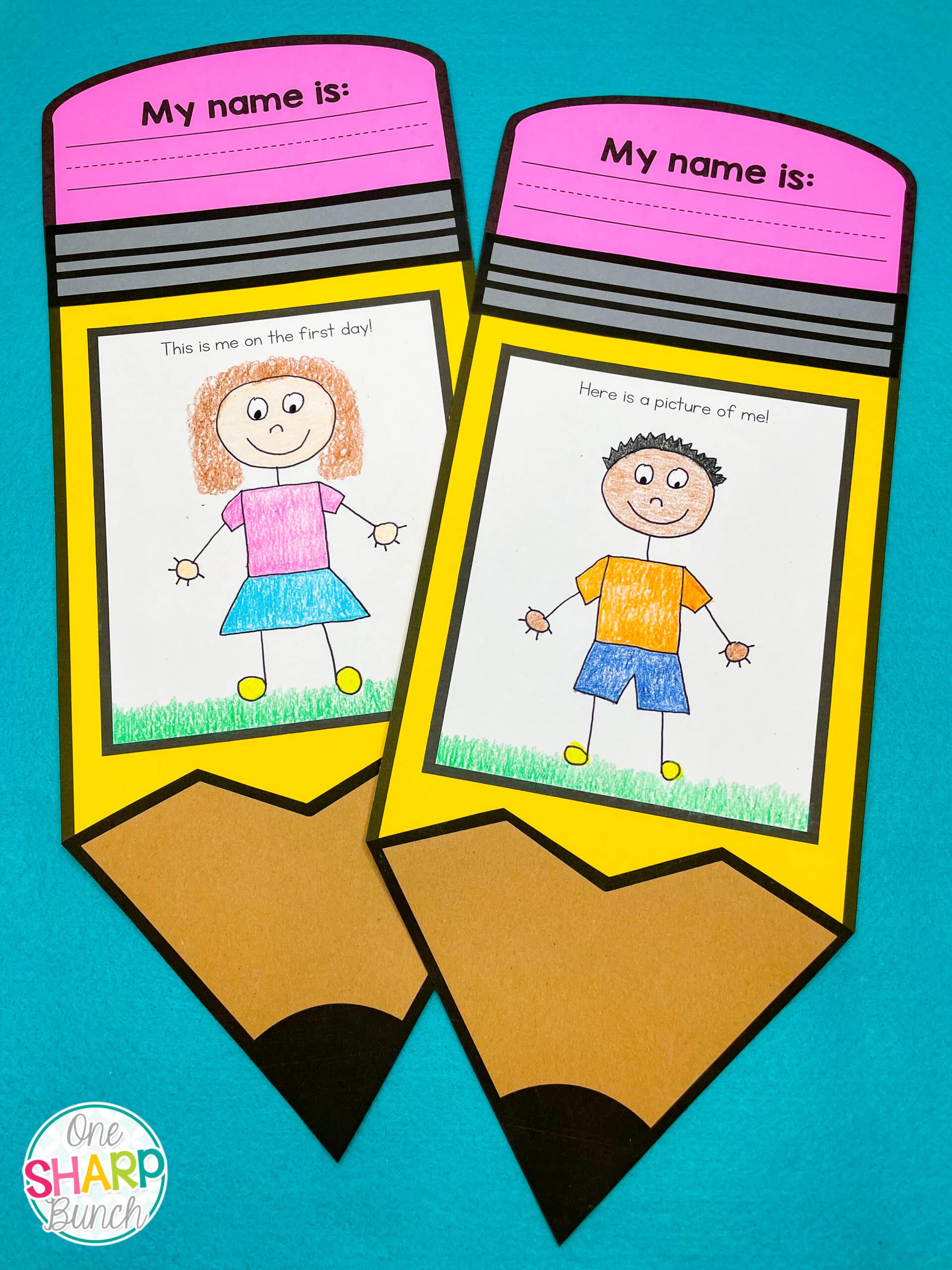 Back to school crafts are a great way to kickoff the new school year! Today, I am sharing some of my favorite back to school crafts for preschool, kindergarten and first grade. You will find a David Goes to School craft, an all about me craft, a first day feelings craft and more. These crafts are great for teaching rules and expectations as well as building a strong classroom community from day one. You will also find name crafts including a Chrysanthemum craft and alphabet name soup craft.
