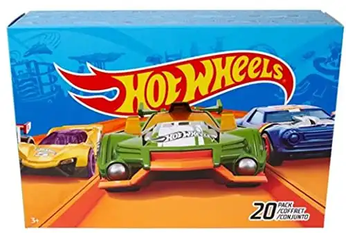 Hot Wheels Set of 20 Toy Cars & Trucks
