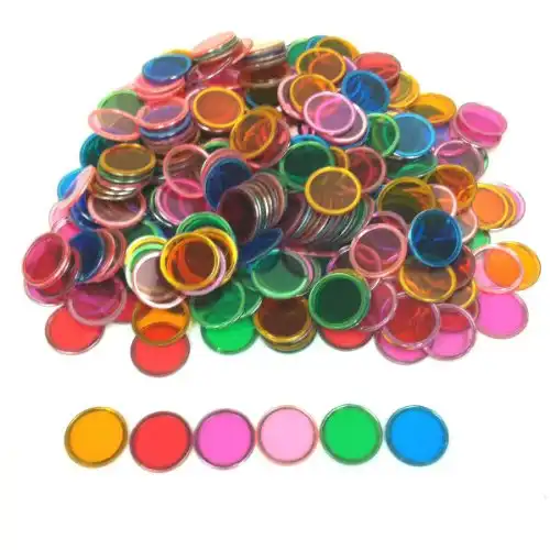 Tapp Collections Bingo Transparent Chips 300-pk - Assorted Colors