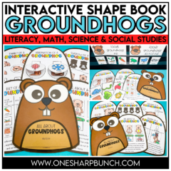 Groundhog Day Craft for Graphing and Analyzing Data - One Sharp Bunch