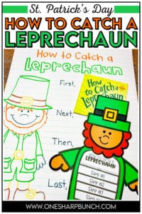 Incorporate writing into your St. Patrick's Day activities with this "How To Catch a Leprechaun" procedural writing activity and leprechaun craft! Using these How to Catch a Leprechaun activities, the students will devise a leprechaun trap plan, as they create their own procedural writing piece and St. Patrick's Day crafts. They will also use transition words to write their how-to writing piece. This how-to writing activity for St. Patrick's Day makes a cute St. Patrick's Day bulletin board!