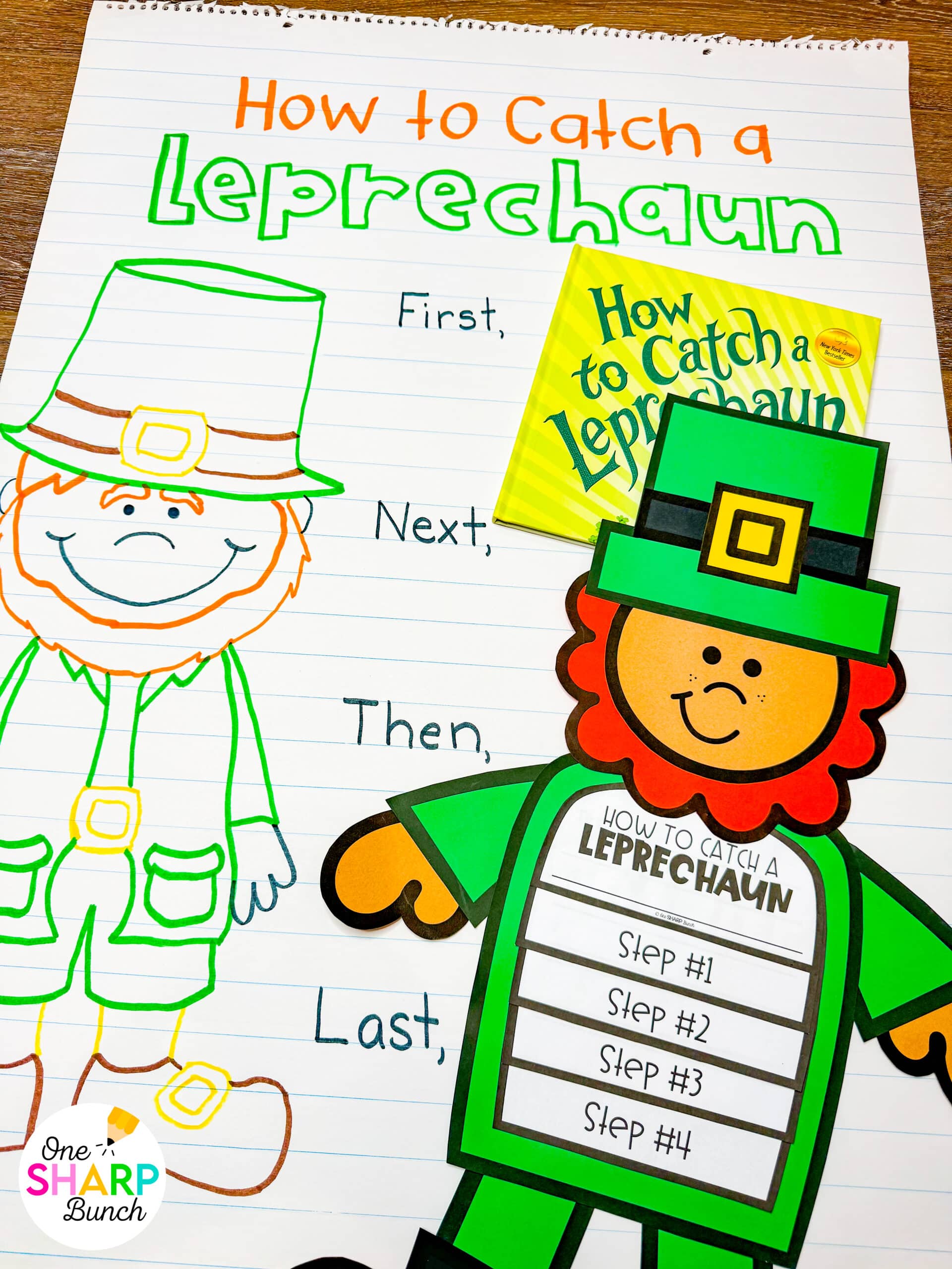 Incorporate writing into your St. Patrick's Day activities with this "How To Catch a Leprechaun" procedural writing activity and leprechaun craft! Using these How to Catch a Leprechaun activities, the students will devise a leprechaun trap plan, as they create their own procedural writing piece and St. Patrick's Day crafts. They will also use transition words to write their how-to writing piece. This how-to writing activity for St. Patrick's Day makes a cute St. Patrick's Day bulletin board!