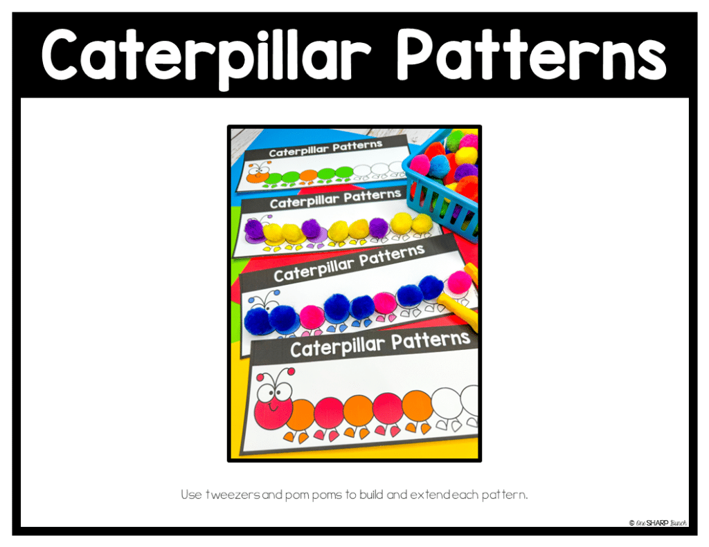 Spring Fine Motor Activities - April Morning Work Tubs - One Sharp Bunch