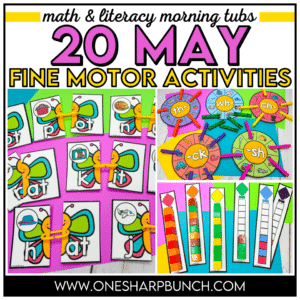 May Fine Motor Activities for May Morning Work Tubs