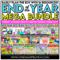 Get ready for your end of the year countdown with these end of year countdown activities, including 110 end of the year student awards, 2 memory books, 3 crafts and 8 theme days! With this MEGA Bundle of End of the Year countdown activities, you will have everything you need to keep students engaged right up to the very last day of school. You’ll get all 16 of my best-selling EOY resources in 1 easy bundle at nearly 45% OFF! Ditch the overwhelm and feel confident and stress-free with the last month of the school year all planned for you!