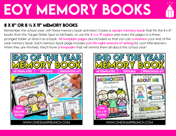 End of Year Countdown Activities, Student Awards, Memory Book, Crafts Bundle Get ready for your end of the year countdown with these end of year countdown activities, including 110 end of the year student awards, 2 memory books, 3 crafts and 8 theme days! With this MEGA Bundle of End of the Year countdown activities, you will have everything you need to keep students engaged right up to the very last day of school. You’ll get all 16 of my best-selling EOY resources in 1 easy bundle at nearly 45% OFF! Ditch the overwhelm and feel confident and stress-free with the last month of the school year all planned for you!