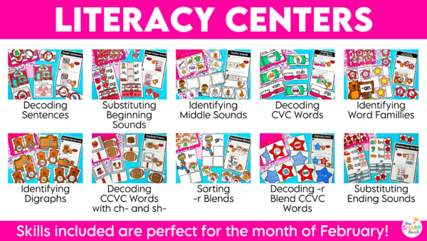 20 Math and Literacy February Kindergarten Centers or Morning Work Tubs 20 Math and Literacy February Kindergarten Centers or Morning Work Tubs