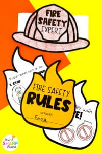 Explore engaging and age-appropriate Fire Safety Week activities for preschool and kindergarten that introduce kids to fire trucks, firefighters, and essential safety concepts! Discover an interactive fire safety rules book, a fire truck craft for kids, fire safety books for kids and more! These fire safety activities are great for centers, morning work, and your literacy block. Enjoy the firefighter circle map and firefighter poem. You will also love the firefighter game for letter sounds!