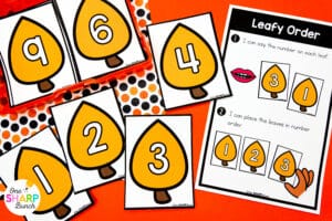 Engage your kindergarten students with 20 hands-on October math and literacy centers featuring fun, fall-themed activities they'll love! These October centers for kindergarten are not only great for centers, but also work as morning work, early finisher activities, and small group activities! Students work on CVC words, beginning sounds, syllables, and word families with the literacy centers. At the math centers, they work on 1:1 counting, addition within 5, and nonstandard measurement!
