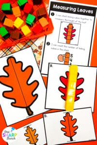 Keep your students engaged, learning, and having fun all month long with these 20 hands-on, fall-themed November centers for kindergarten! These kindergarten centers for November are perfect for centers, morning work, or early finishers! With the math centers, students work on 1:1 counting, decomposing 10, and nonstandard measurement. With the literacy centers, the students work on syllables, sight words, CVC words, & more! These center activities are low prep & use everyday classroom supplies.
