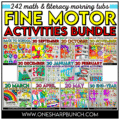 20 Back to School Fine Motor Activities for Morning Tubs - One Sharp Bunch