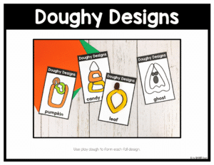October Fine Motor Activities for Fall Kindergarten Morning Work Tubs