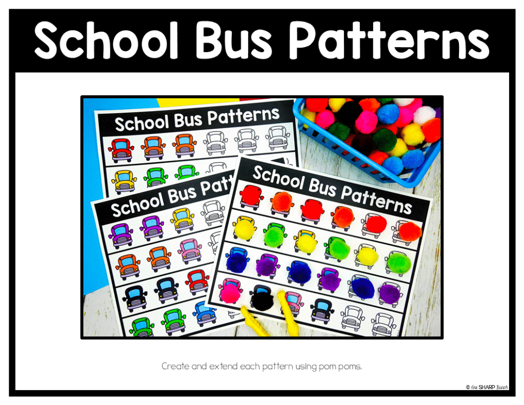 Back to School Fine Motor Activities for Kindergarten Morning Work Tubs ...