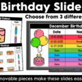 Daily Calendar Slides for December - Editable Digital Calendar Slides - Morning Meeting