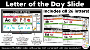 Daily Calendar Slides for October - Editable Digital Calendar Slides - Morning Meeting