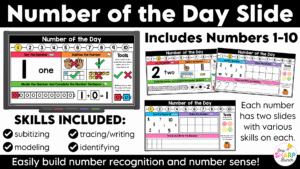 Daily Calendar Slides for October - Editable Digital Calendar Slides - Morning Meeting