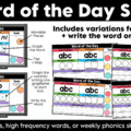 Daily Calendar Slides for December - Editable Digital Calendar Slides - Morning Meeting