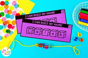 Strengthen fine motor muscles and improve hand-eye coordination with these multisensory DIY name activities for preschool and kindergarten! These easy name recognition and name spelling activities provide a visual, tactile, and kinesthetic experience. These name practice activities and name crafts are low budget and low prep. Use everyday classroom manipulatives for these fine motor name activities! Discover the full list of name practice ideas, perfect for classroom centers or at home use, now!